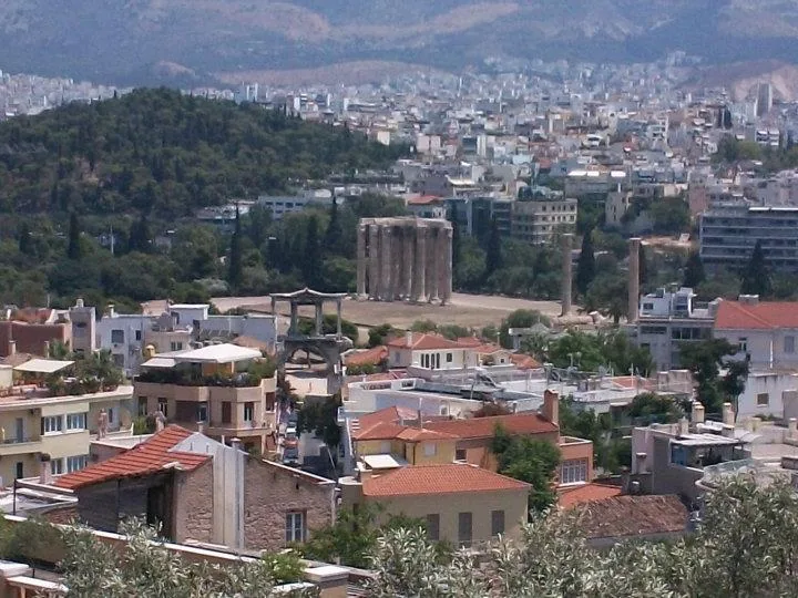 Vista del Templo desde la Acrópolis